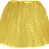 Overig Tule Rokje Goud Met Glitter -Kostuum Winkel tule rokje goud met glitter
