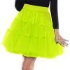Overig Tulen Petticoat Neon Geel Rok -Kostuum Winkel tulen petticoat neon geel rok