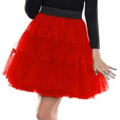 Overig Tulen Petticoat Rood Rok