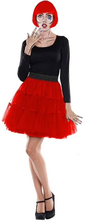 Overig Tulen Petticoat Rood Rok 2 Overig Tulen Petticoat Rood Rok