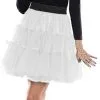 Overig Tulen Petticoat Wit Rok -Kostuum Winkel tulen petticoat wit rok