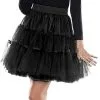 Overig Tulen Rok Petticoat Zwart -Kostuum Winkel tulen rok petticoat zwart