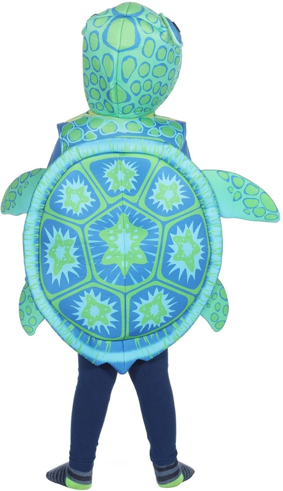 Voorpagina -Kostuum Winkel babypakje schildpad luxe achterkant